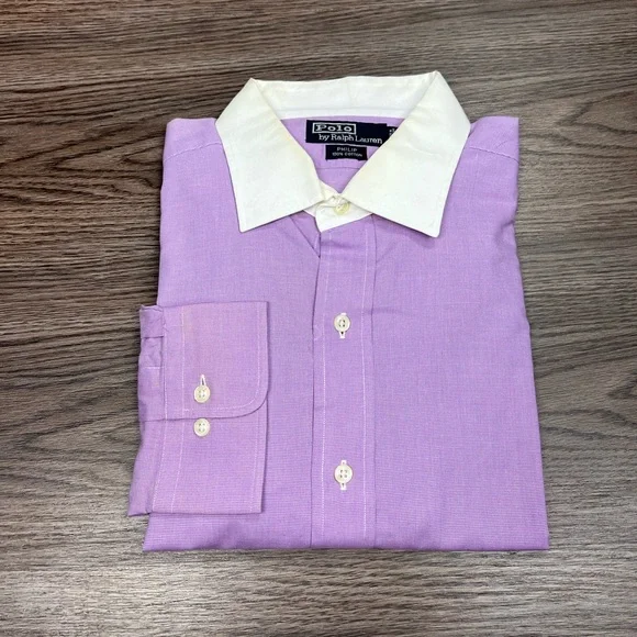 purple ralph lauren dress shirt Ralph Lauren Men's End-on-End Shirt